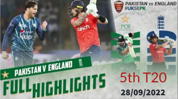 Pakistan vs England 5th T20 highlight