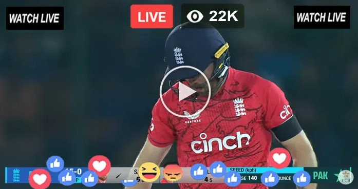 England vs Pakistan 6th T20 Live Streaming