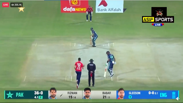 Pakistan vs England 1st T20 Match Summary ands Score Card